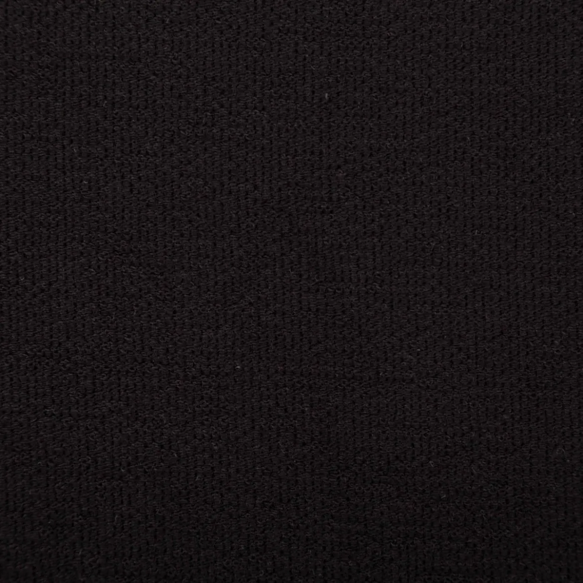 Terry Krepp Jersey Stoff Baumwolle uni schwarz 145cm elastisch & hautfreundlich
