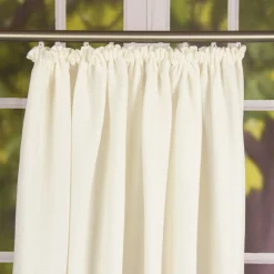 Thermo Chenille Fertigvorhang Kälteschutz Schallschutz Verdunkelung wollweiß 145x245cm