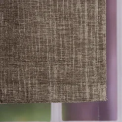 Thermo Chenille Fertigvorhang Kälteschutz Schallschutz Verdunkelung grau 145x245cm