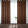 Thermostoff Chenille isolierend Akustik Kälteschutz braun 1,40m Breite