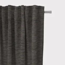 Thermostoff Chenille isolierend Akustik Kälteschutz dunkelgrau meliert 1,40m Breite
