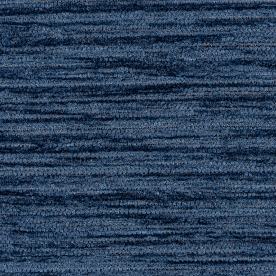 Thermostoff Chenille isolierend Akustik Kälteschutz blau 1,40m Breite