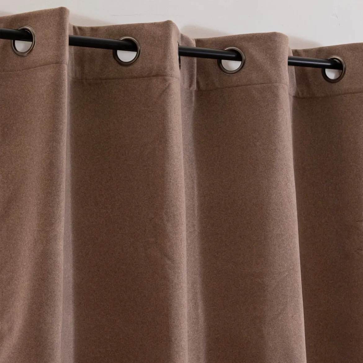 Thermovorhang Morey mit Ösen uni natur 140x260cm
