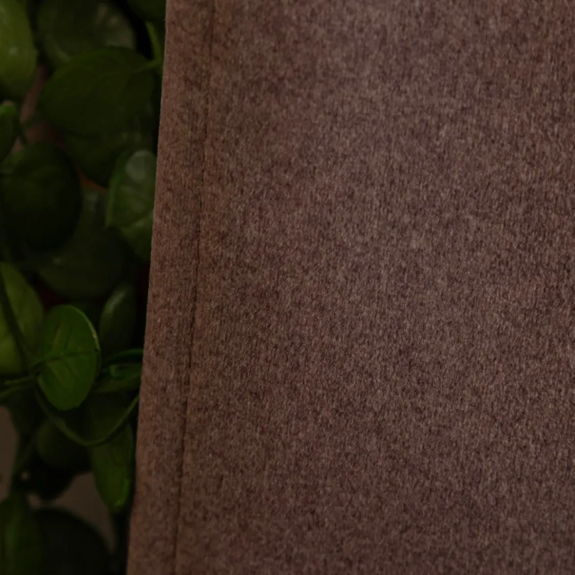 Thermovorhang Morey mit Ösen uni taupe 140x260cm
