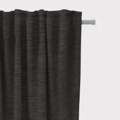 Thermovorhang Thermochenille Akustik Kälteschutz anthrazit meliert 245cm oder Wunschlänge von SCHÖNER LEBEN.