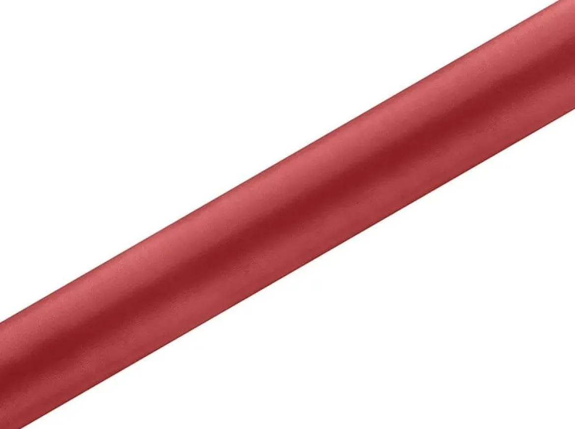 Tischband Satinband rot 36cm x 9m Dekoband & Tischläufer