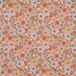 Tischdecke abwaschbar Brigitte Vintage Blumen weiß bunt div. Größen von SCHÖNER LEBEN.
