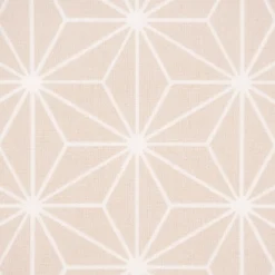 Tischdecke abwaschbar Casual Stern grafisch beige weiß div. Größen von SCHÖNER LEBEN.