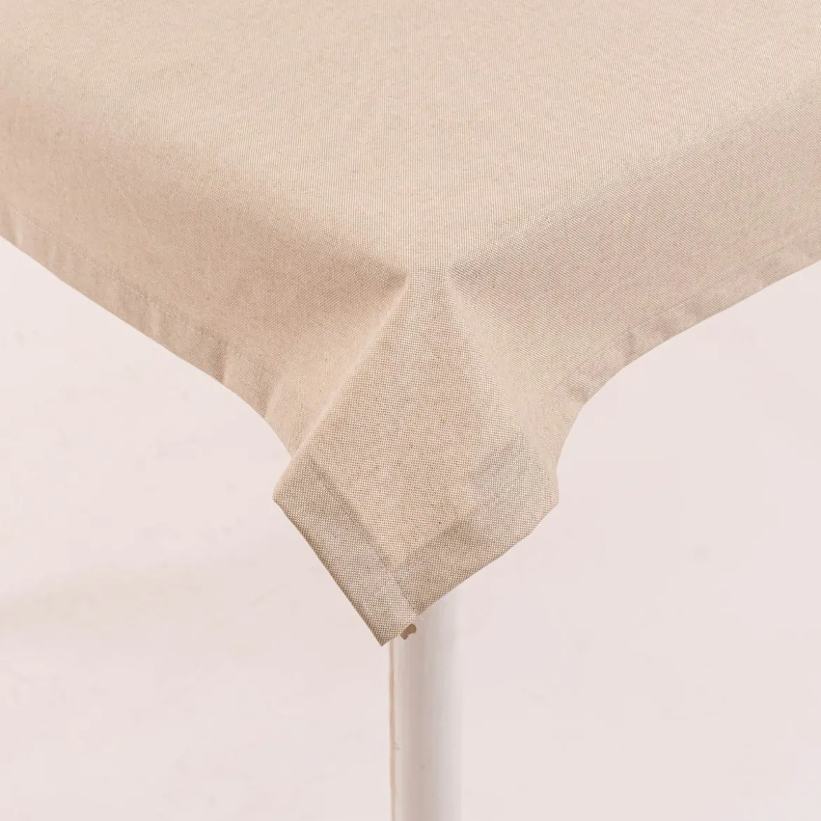 Tischdecke abwaschbar Leinenoptik natur div. Größen von SCHÖNER LEBEN.
