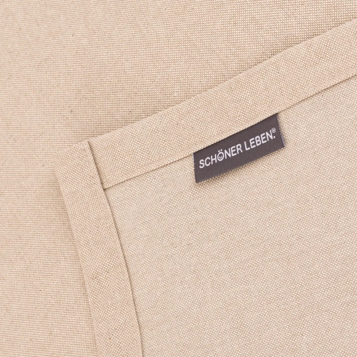Tischdecke abwaschbar Leinenoptik natur div. Größen von SCHÖNER LEBEN.