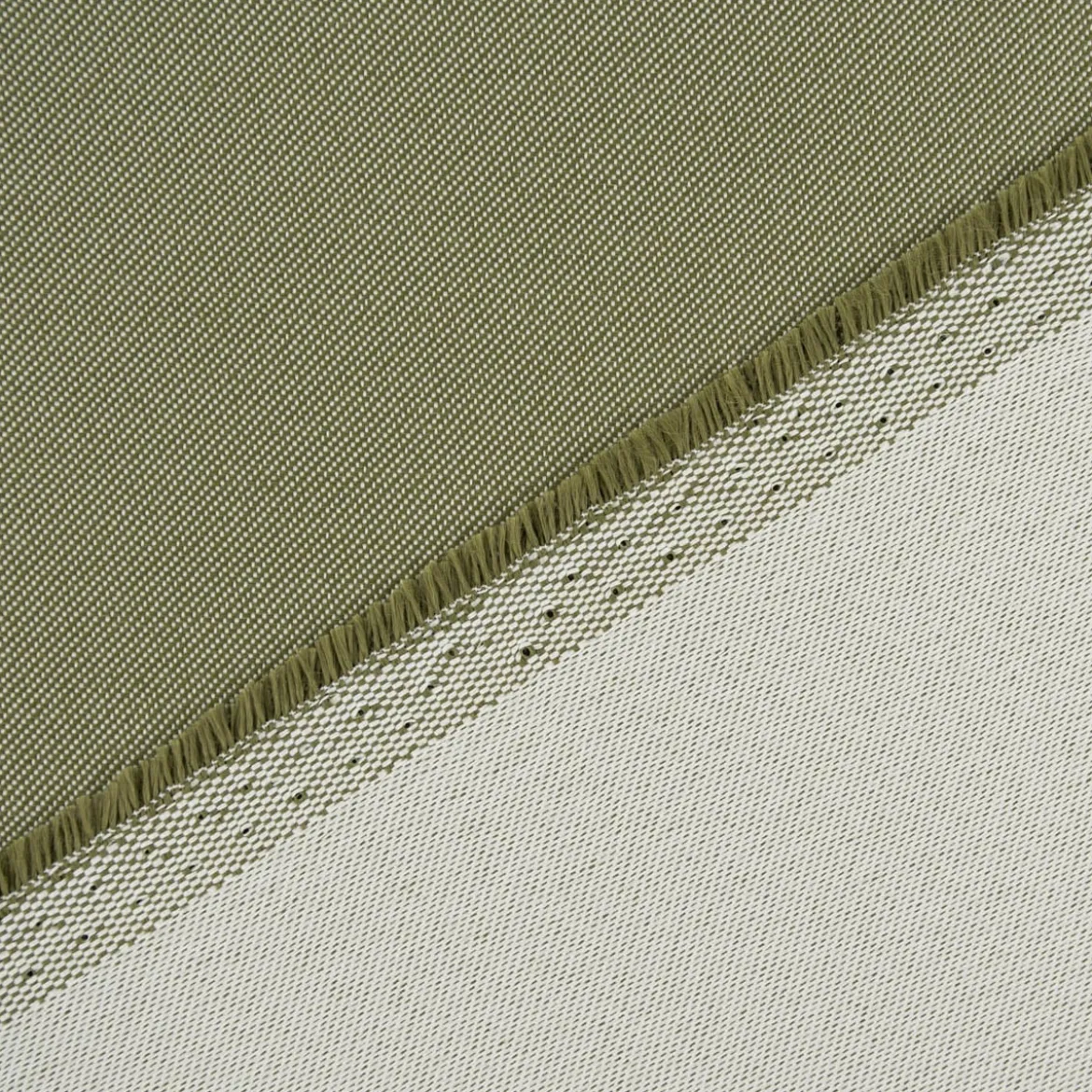 Tischdecke abwaschbar nachhaltig uni olivgrün div. Größen von SCHÖNER LEBEN.