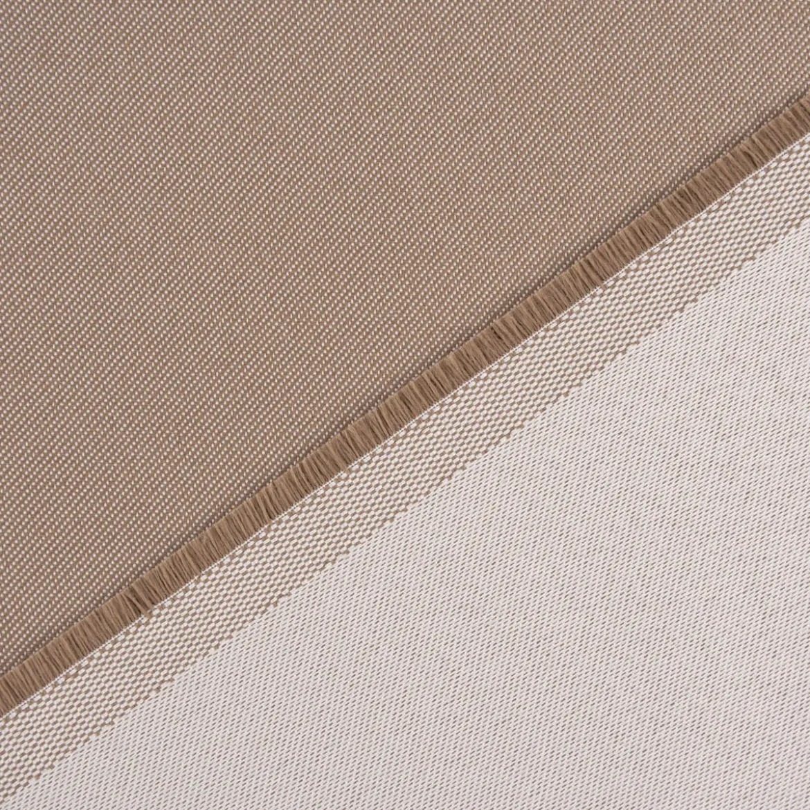 Tischdecke abwaschbar nachhaltig uni taupe div. Größen von SCHÖNER LEBEN.