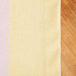 Tischdecke aus Baumwolle mit Streifen flieder vanille pistazie von SCHÖNER LEBEN. – handgenäht & auf Maß