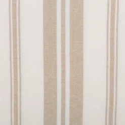 Tischdecke Chaumont aus Baumwolle Streifen wollweiß-natur 140x200cm