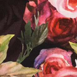 Tischdecke Digitaldruck Rosetta Rosen schwarz verschiedene Größen von SCHÖNER LEBEN.