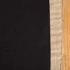 Tischdecke Duo aus Baumwolle wendbar mit abgesetztem Saum schwarz-natur 140x200cm