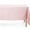 Tischdecke eckig einfarbig rosa 180x300cm