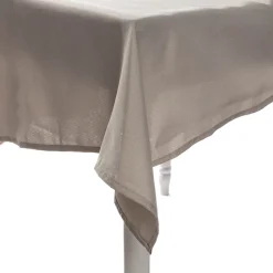 Tischdecke fleckabweisend und abwaschbar einfarbig hellgrau 150x300cm
