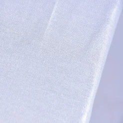 Tischdecke Glamour weiß silberfarbig Lurex 150x250cm