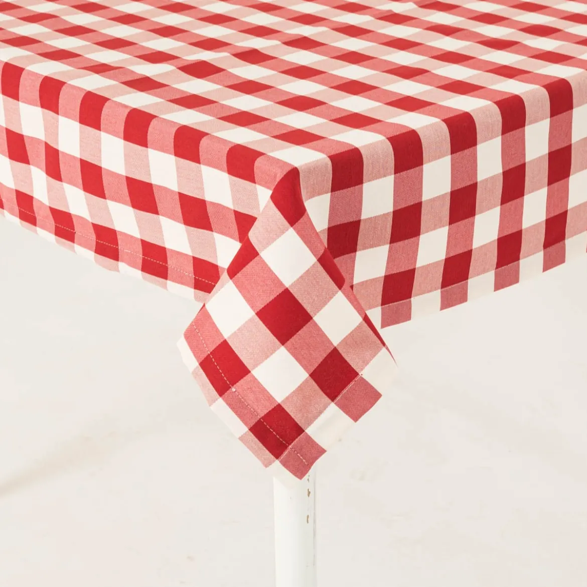 Tischdecke Karos rot weiß in versch. Größen von SCHÖNER LEBEN.