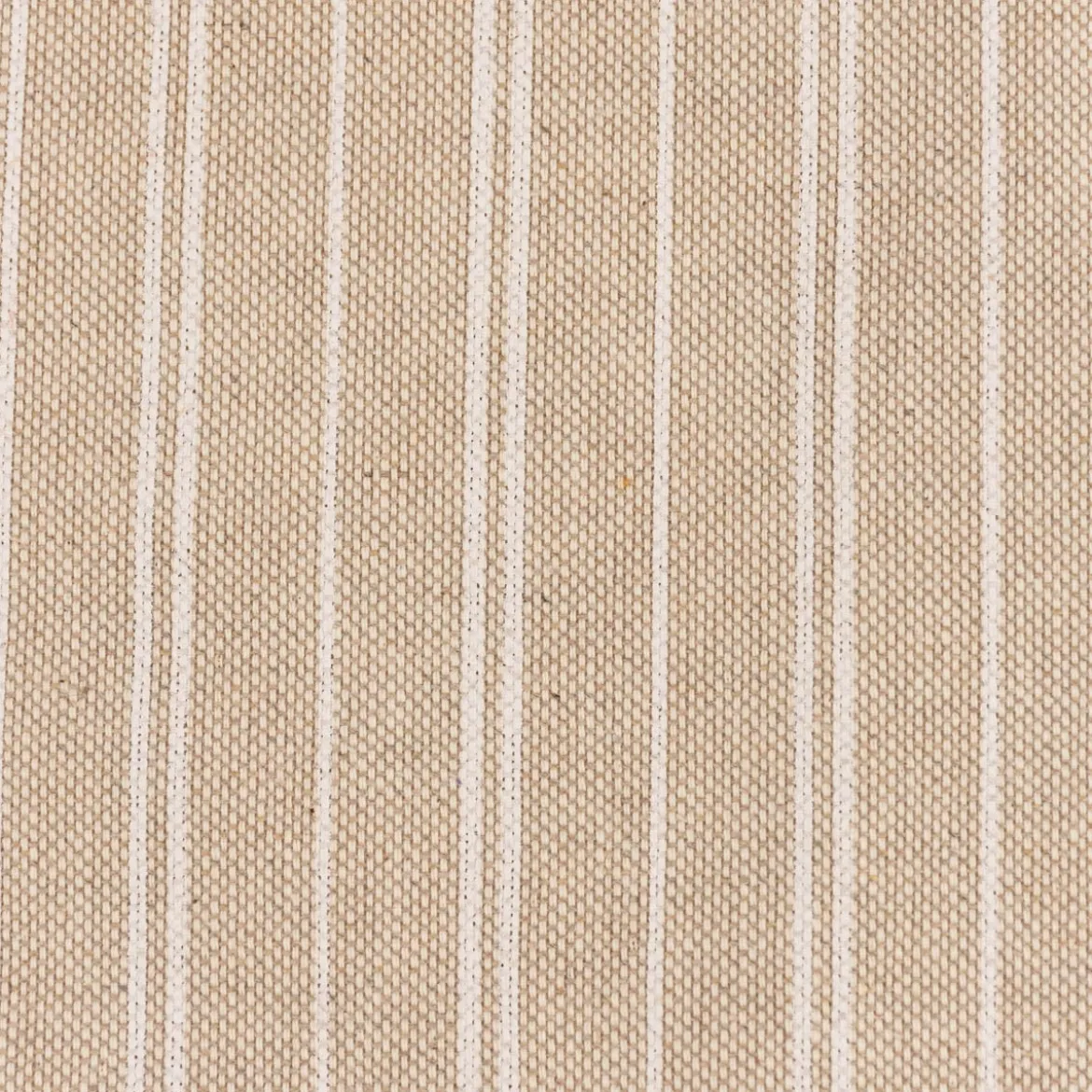 Tischdecke Leinenlook Basic Stripe Streifen natur weiß verschiedene Größen von SCHÖNER LEBEN.