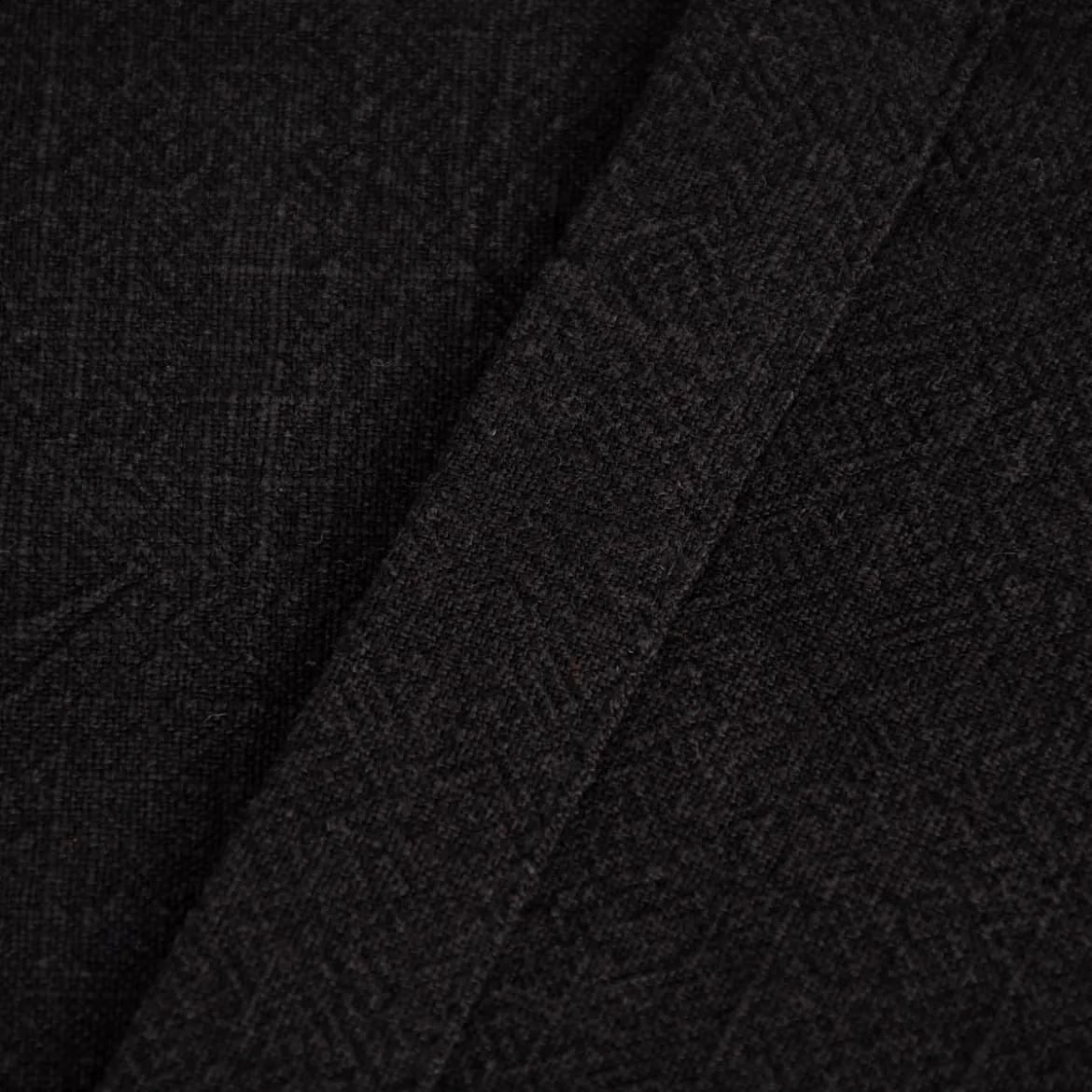 Tischdecke Leinen mit BW-Anteil einfarbig schwarz div. Größen von SCHÖNER LEBEN.