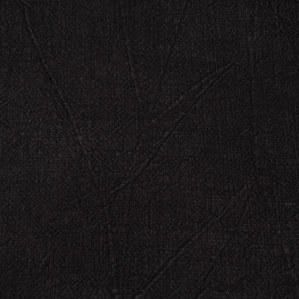 Tischdecke Leinen mit BW-Anteil einfarbig schwarz div. Größen von SCHÖNER LEBEN.