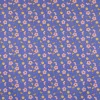 Tischdeckenstoff abwaschbar Baumwollstoff beschichtet Enduit Jela Blüten blau 1,45m Breite