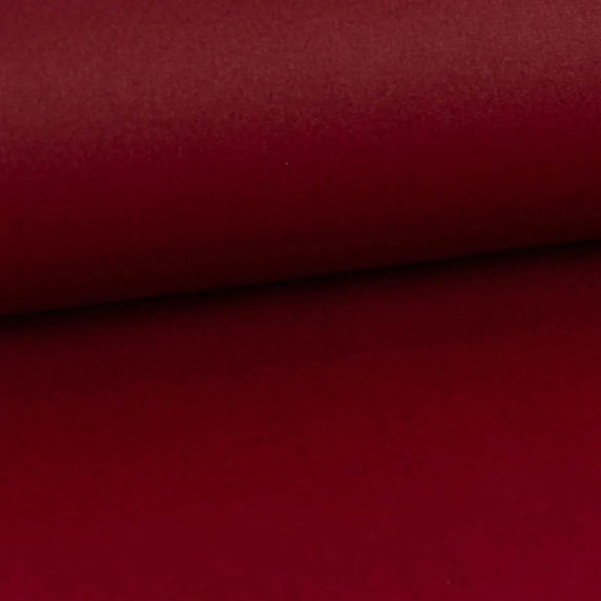 Tischdeckenstoff abwaschbar Baumwollstoff beschichtet Enduit uni granatapfel rot 1,45m Breite