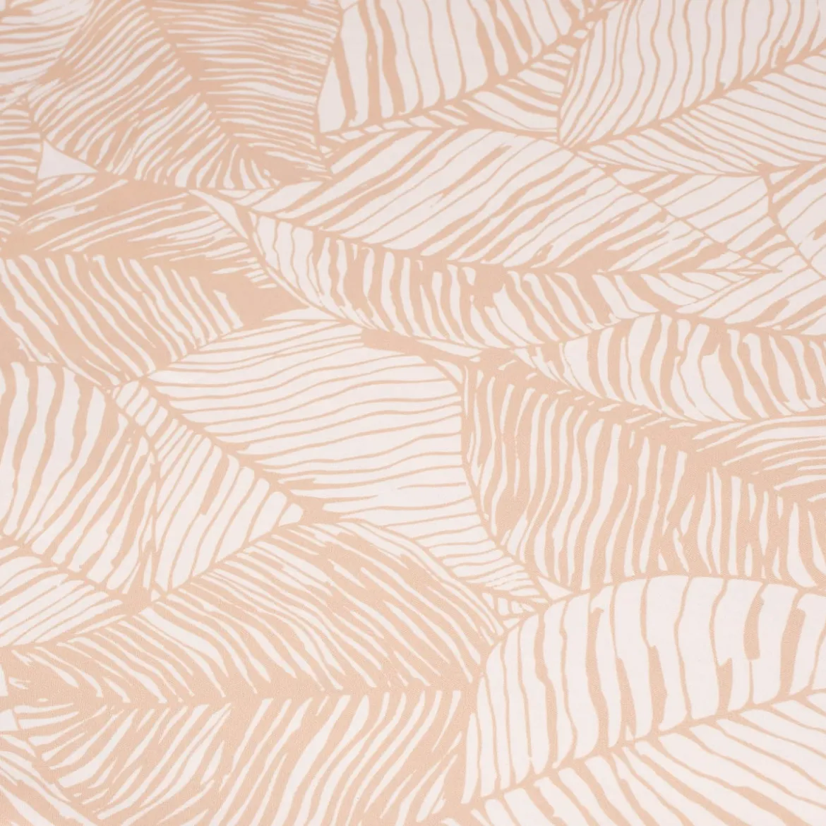 Tischdecke Roja Laub Blätter beige weiß 150x250cm