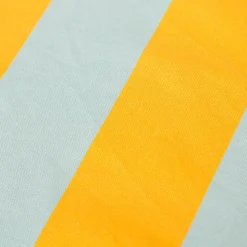 Tischdecke Streifen hellblau gelb in versch. Größen von SCHÖNER LEBEN.