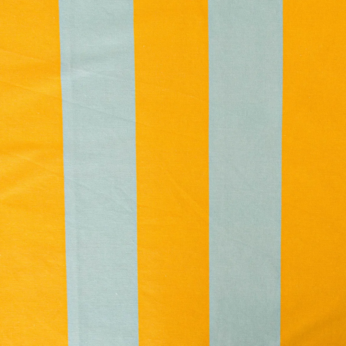 Tischdecke Streifen hellblau gelb in versch. Größen von SCHÖNER LEBEN.