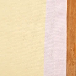 Tischläufer aus Baumwolle mit Streifen flieder vanille pistazie 40x160cm von SCHÖNER LEBEN.