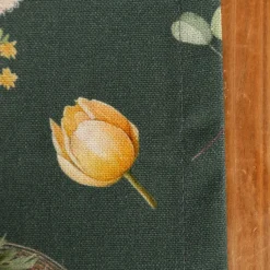 Tischläufer aus Baumwolle Ostern Bohemian Easter Mood Küken Lamm grün 40x160cm von SCHÖNER LEBEN.