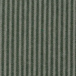 Tischläufer aus Dobbystoff mit schmalen Streifen grün beige in 40x160cm von SCHÖNER LEBEN.
