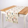 Tischläufer Baumwolle Hunde beige bunt 40x160cm von SCHÖNER LEBEN.