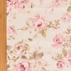 Tischläufer Classic Painted Rose Rosen ecru rosa 40x160cm von SCHÖNER LEBEN.