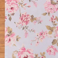 Tischläufer Classic Painted Rose Rosen hellblau rosa 40x160cm von SCHÖNER LEBEN.