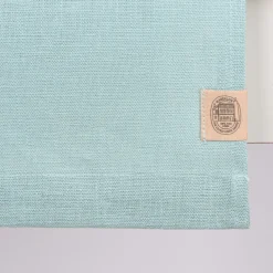 Tischläufer Erik aus 100% Leinen 1-lagig 47x150cm eisblau