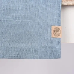 Tischläufer Erik aus 100% Leinen 1-lagig 47x150cm blau