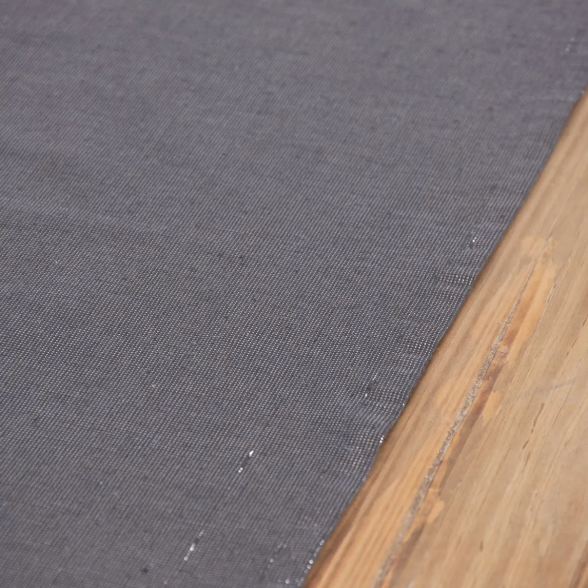 Tischläufer Glamour dunklgrau silberfarbig Lurex 45x150cm