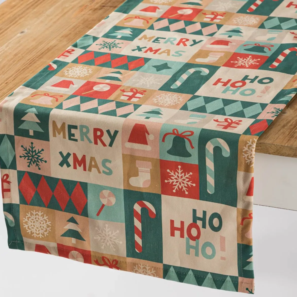 Tischläufer HoHoHo! 40x160cm von SCHÖNER LEBEN.