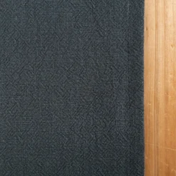 Tischläufer Leinen mit BW-Anteil einfarbig dunkelgrün 40x160cm von SCHÖNER LEBEN.
