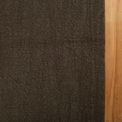 Tischläufer Leinen mit BW-Anteil einfarbig khakigrün 40x160cm von SCHÖNER LEBEN.