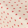 Tischläufer Little Love Heart Herzchen natur rot 40x160cm von SCHÖNER LEBEN.