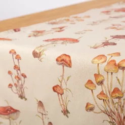 Tischläufer Mushroom Pilze natur in 40x160cm von SCHÖNER LEBEN.