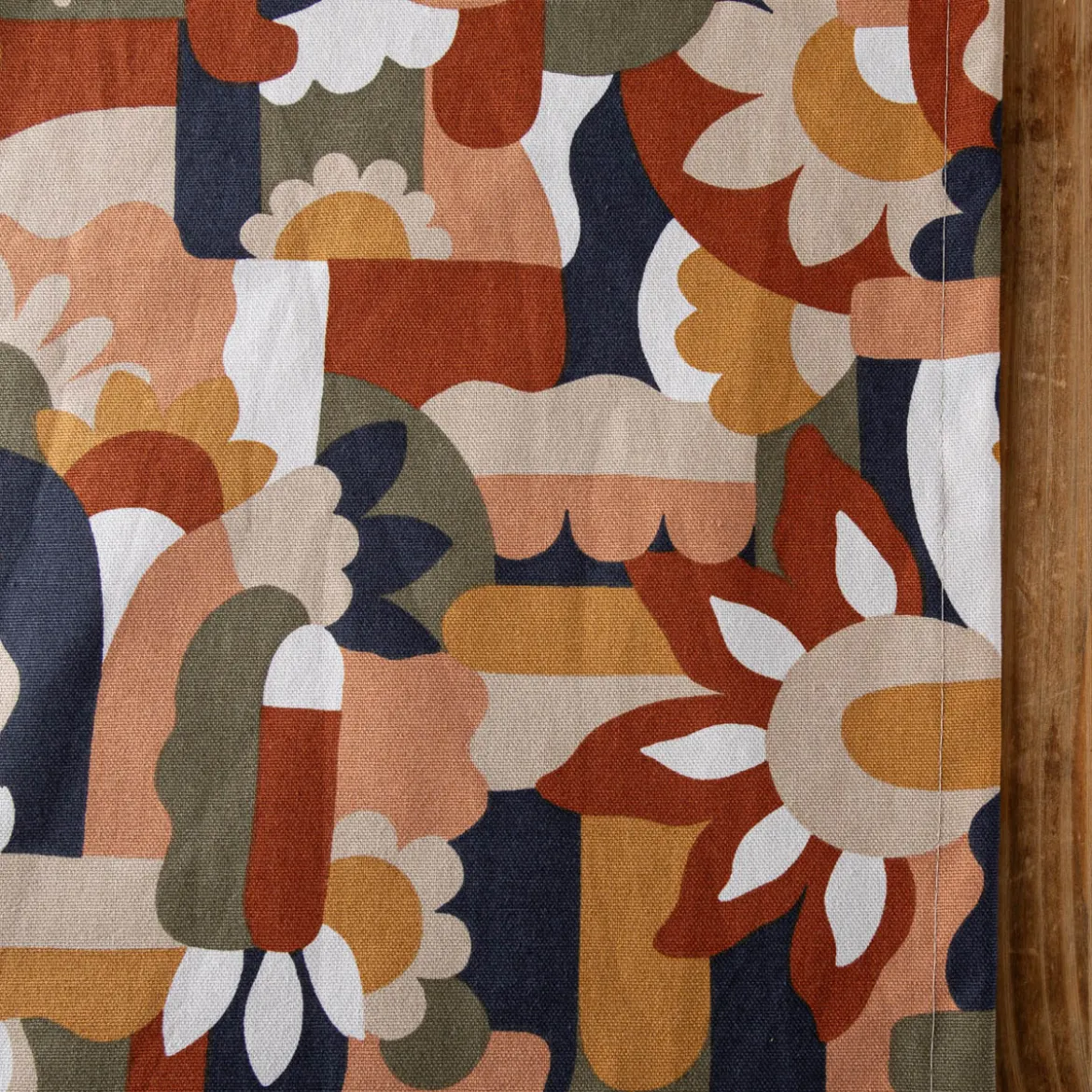 Tischläufer Naive mit Retro-Dessin Canvas 40x160cm von SCHÖNER LEBEN.