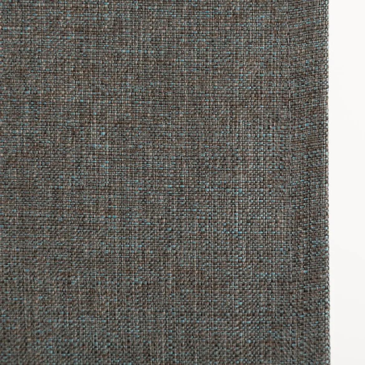 Tischläufer Outdoor Olefina mit Fleckschutz uni Struktur braun türkis meliert 40x160cm von SCHÖNER LEBEN.