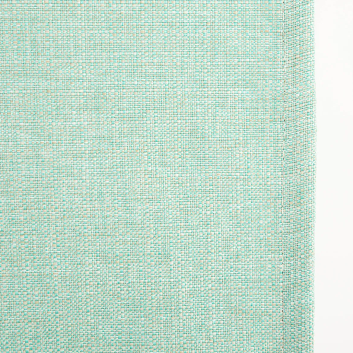 Tischläufer Outdoor Olefina mit Fleckschutz uni Struktur mintgrün meliert 40x160cm von SCHÖNER LEBEN.