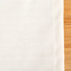 Tischläufer Outdoor Olefina mit Fleckschutz uni Struktur ecru weiß 40x160cm von SCHÖNER LEBEN.